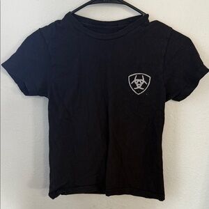 Ariat Black Kids Tee with Emblem